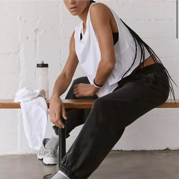 Free People FP movement Inspire Tank top in white M NEW - Picture 5 of 6